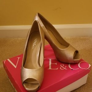 Gold heels